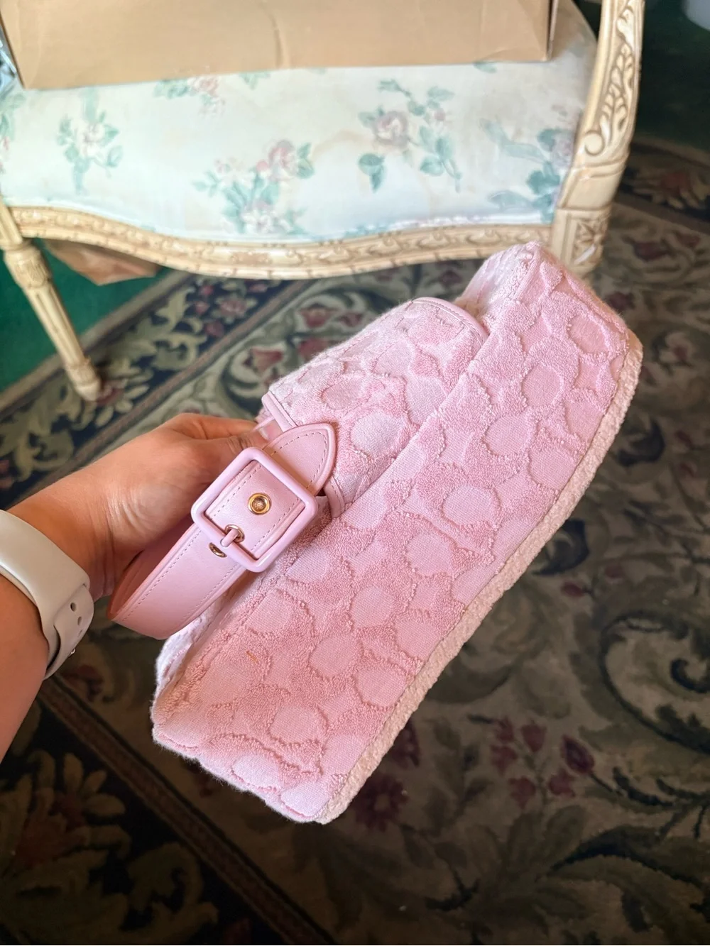Coach platform sandals